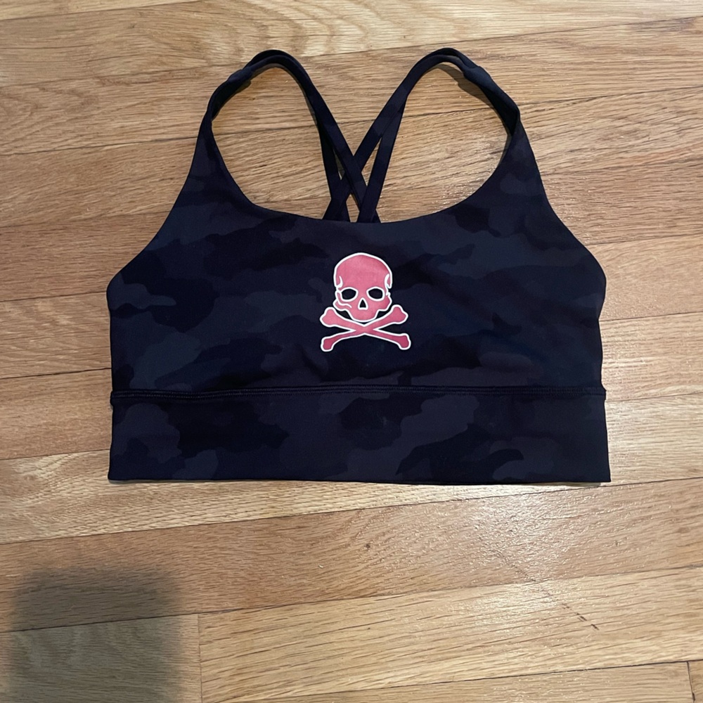 Lululemon x Soul Cycle Camo Longline Energy Bra